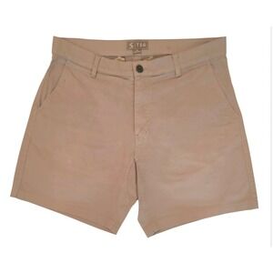 TSG Shorts Mens Khaki Golf Camo Lining Size 31